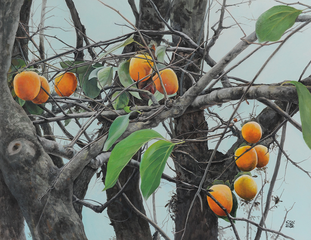 최재숙.소중했던 시간들. 117x91cm. 장지에 아크릴1