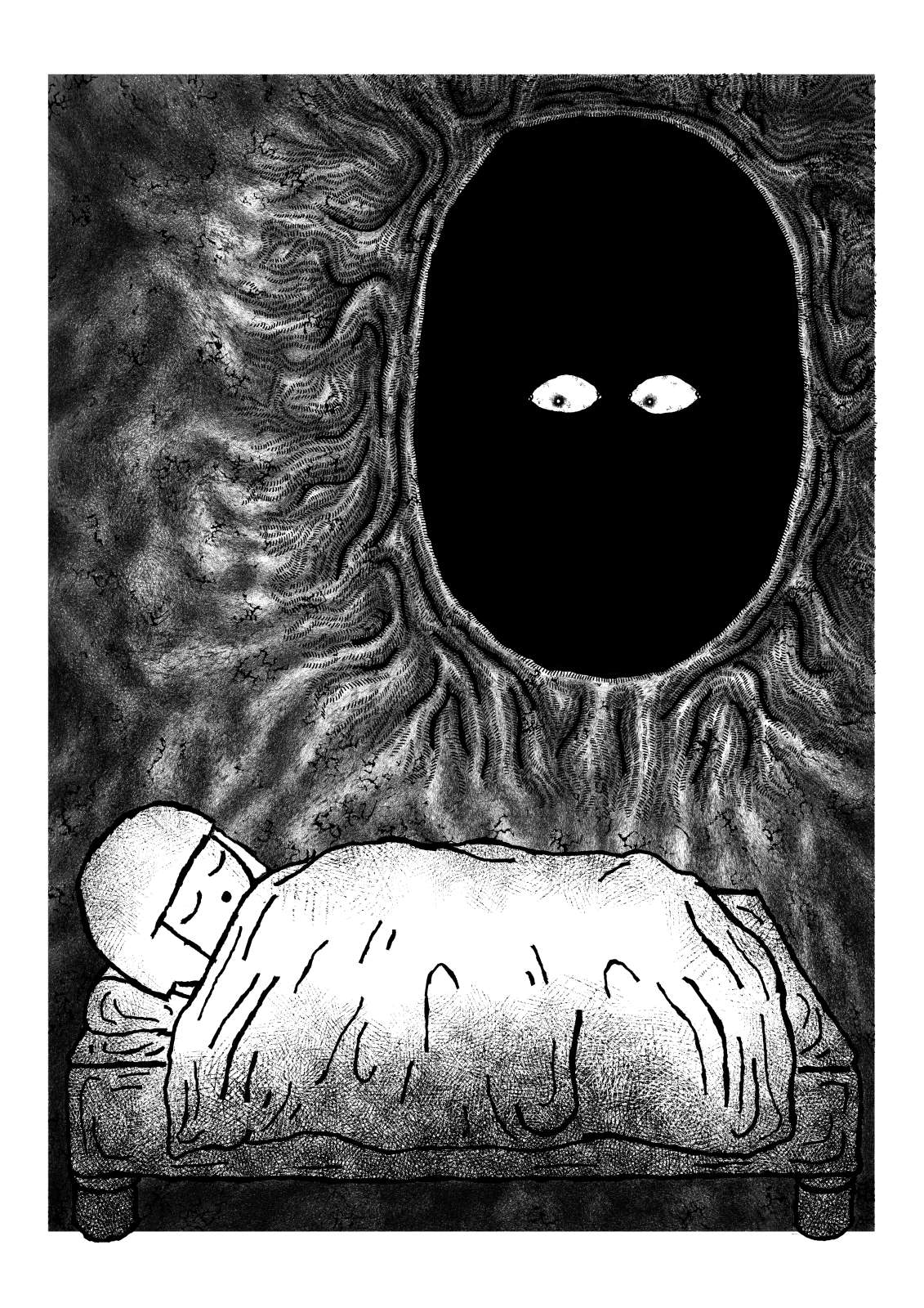 악몽 / 불현듯 찾아오는 안 좋은 기억(트라우마)들을 표현함