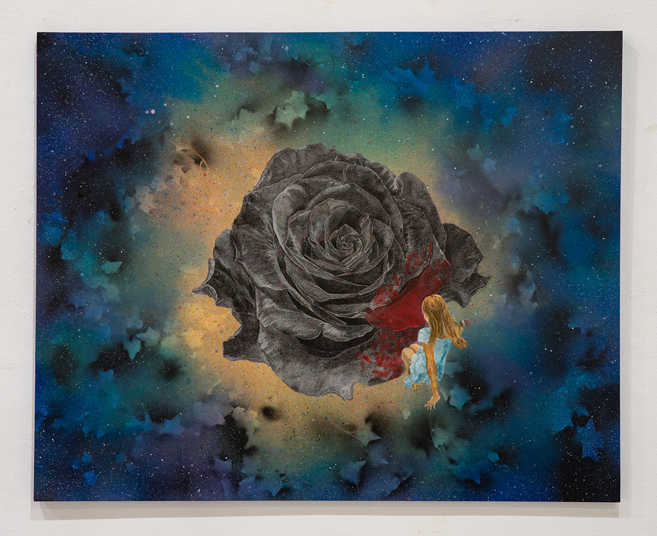 marchen : Alice, oil on canvas, 130.1x162.4(cm). 2019