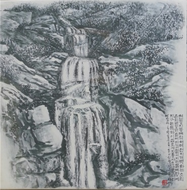 조곡폭포-비온뒤 무더웠던 여름  대로답사 길가에 시원하게 쏟아내리던 폭포로  잊을수가 없다.