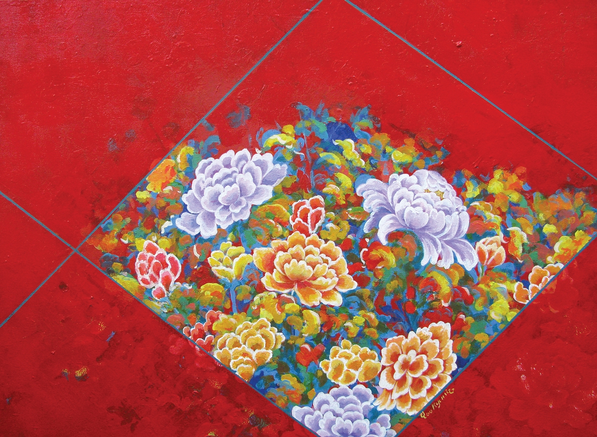 Harmony of nature/신모란도-자연의 조화-부귀영화의 염원