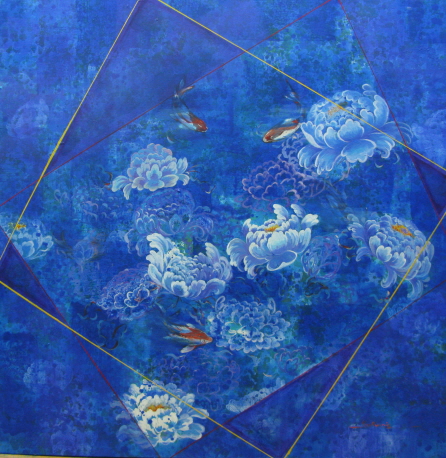 Harmony of nature/신모란도-자연의 조화-부귀영화의 염원