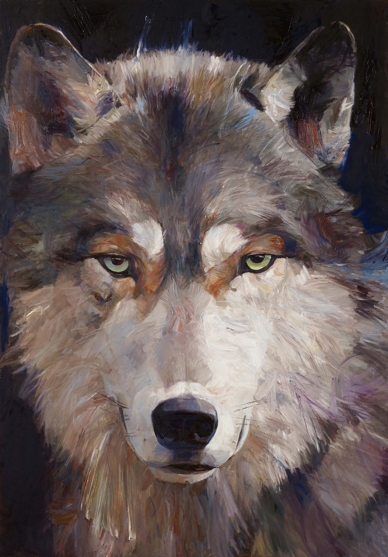 The wolf | 162.2 X 112.1 | oil on canvas