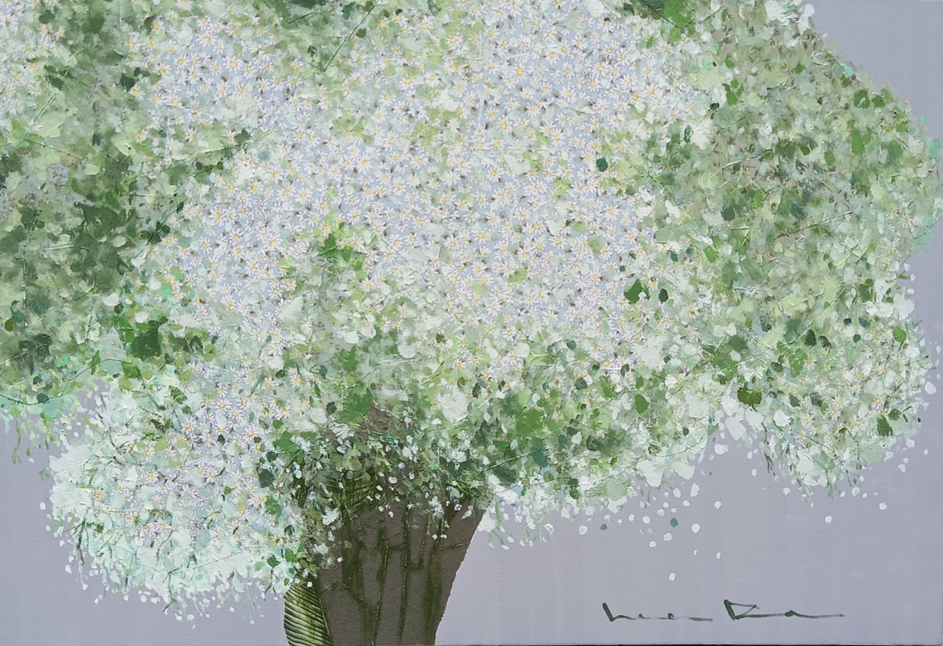 안개꽃다발-선물