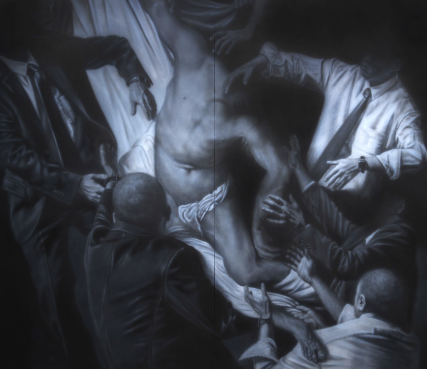 OFFICE WORKER 300.0x259.0cm Oil on canvas 2021