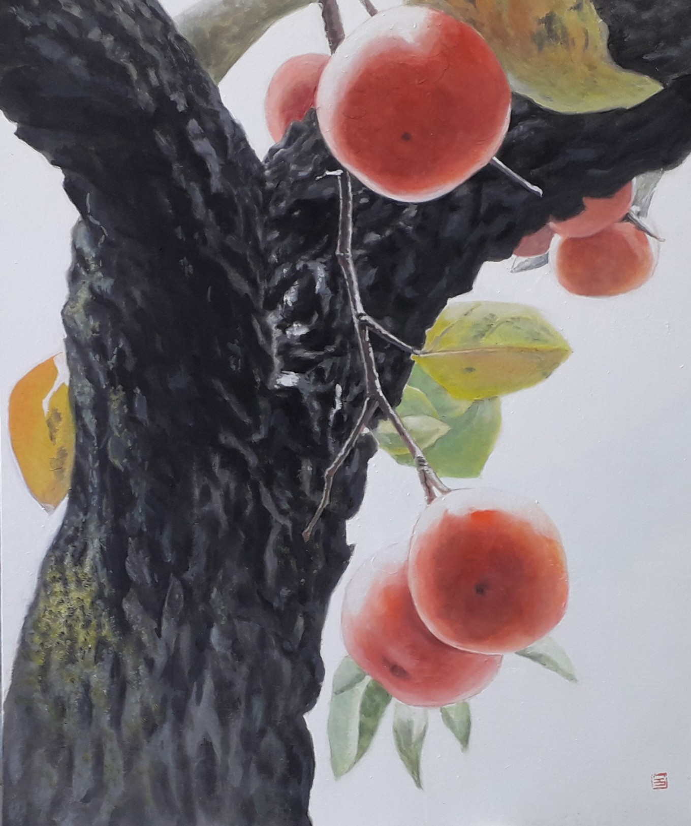 최재숙.Dream of happiness.50x61cm.장지 위에 아크릴