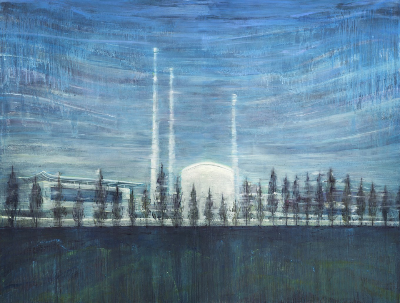 하얀 창고_oil on canvas_227x300cm_2020