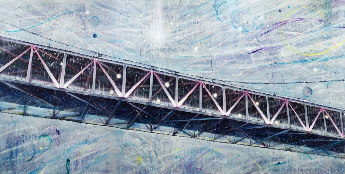 다이아몬드 브릿지_oil on canvas_227x450cm_2020