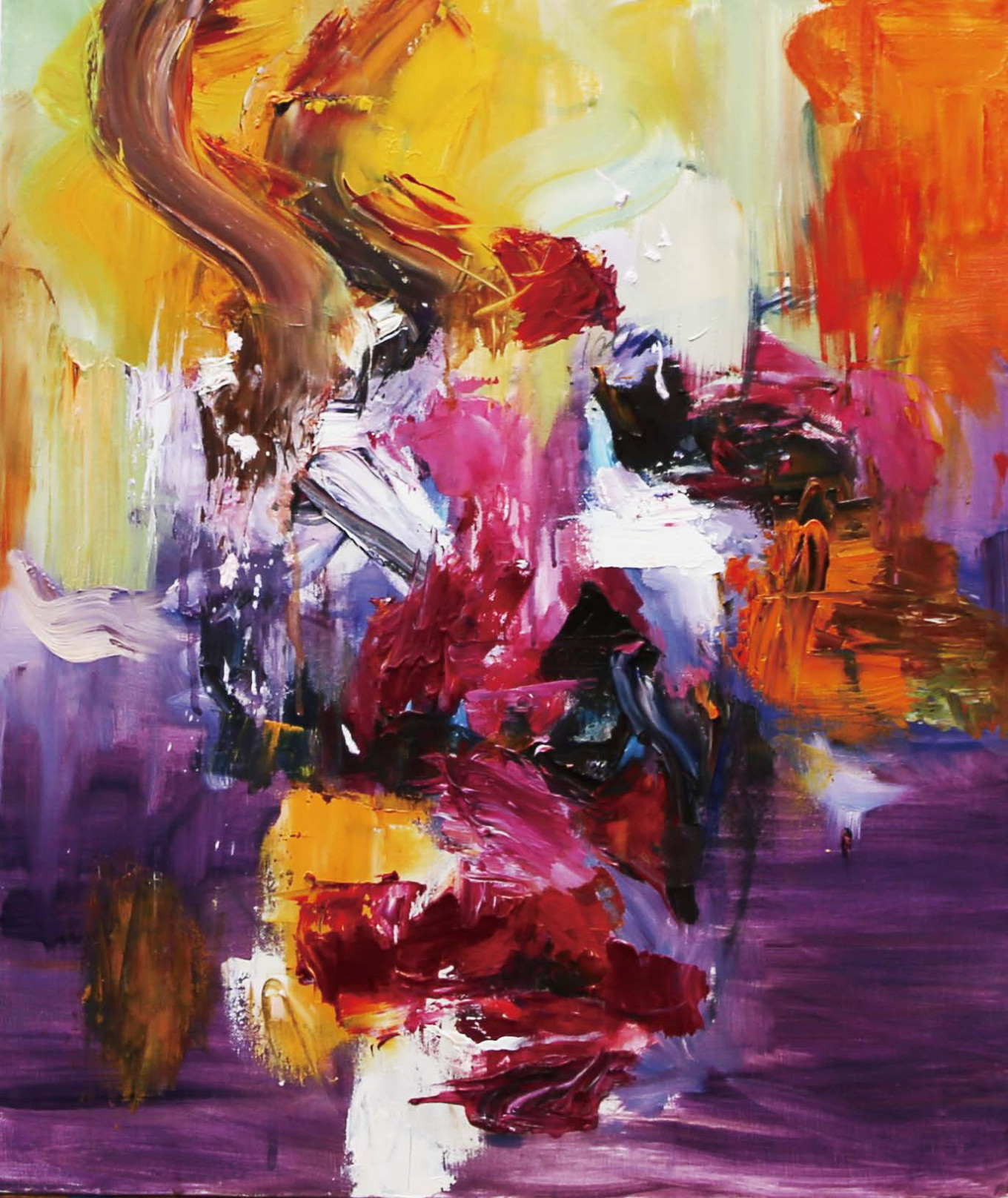 감정의 흔적2 / 53.0 x 45.0cm / OIl on canvas / 2024