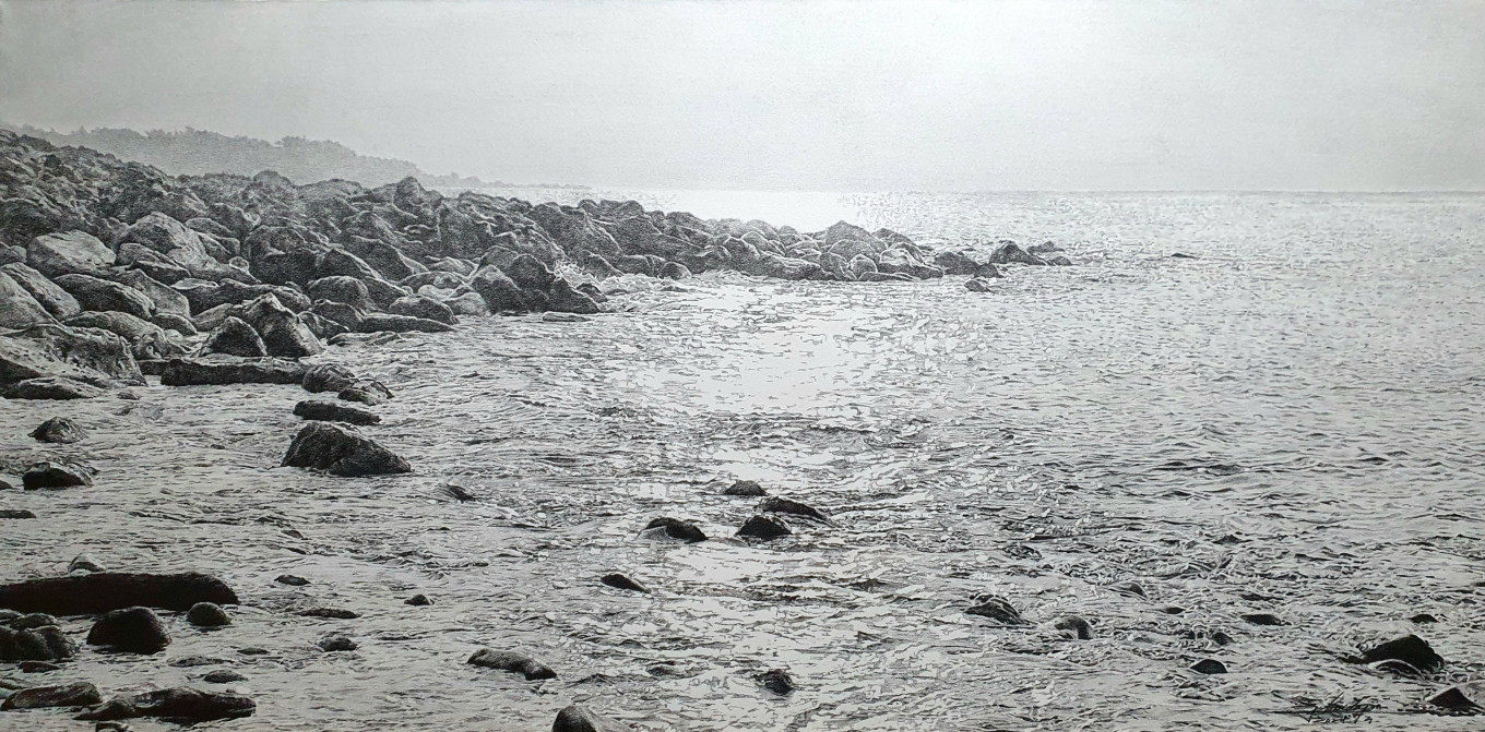 최대진_갯깍윤슬_스코틀랜드지에연필_95x46_2024