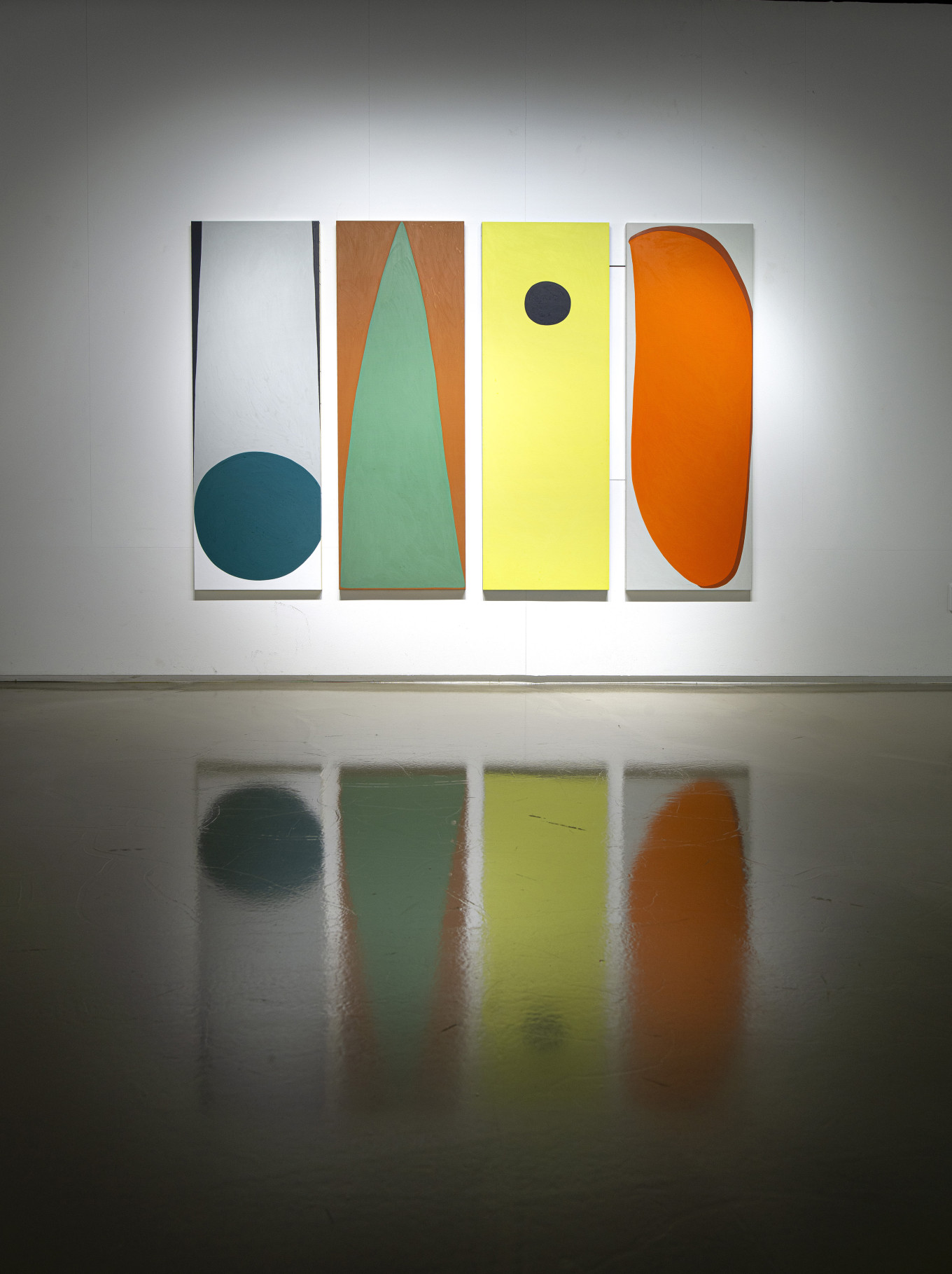 어느 일부, 캔버스에 아크릴과슈, 젤미디움, 162.2x2250cm, 2023