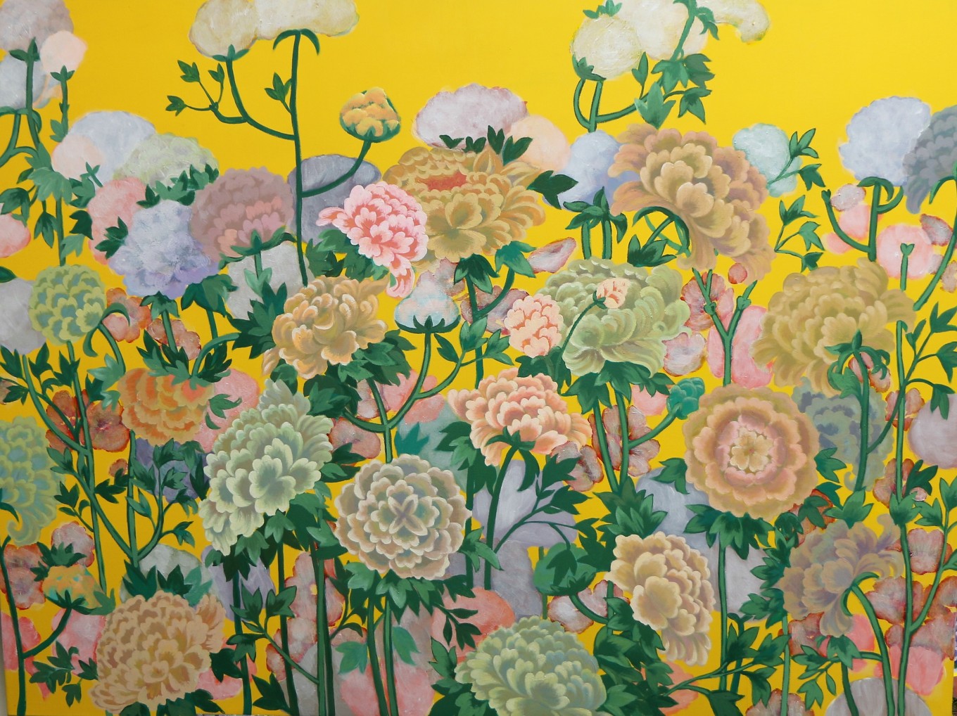 Harmony of nature/신모란도-자연의 조화-부귀영화의 염원