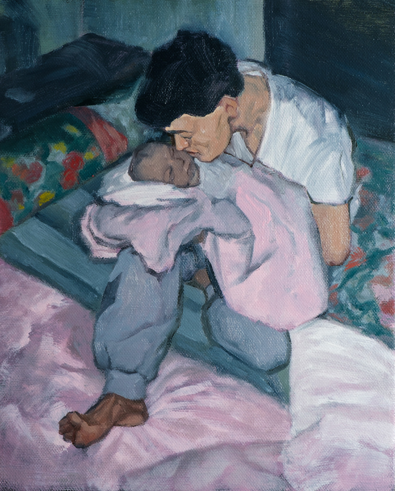 품 안의-2_oil on canvas_27.3×22.0cm_2025