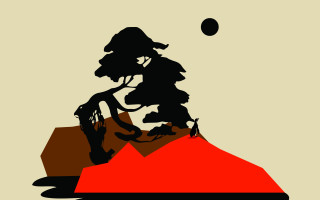 Red Island, 캔버스에 아크릴릭, 53x45.5cm, 2024