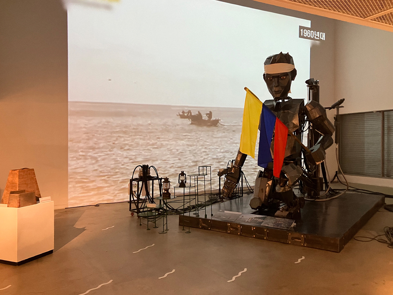 [전시연출] 두개의 바람 두개의 해류, 포항구수협냉동창고, 포항